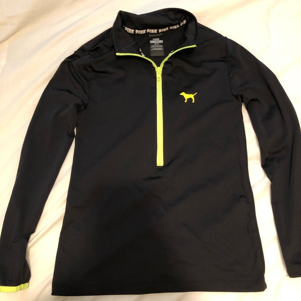 VS Pink activewear quarter zip